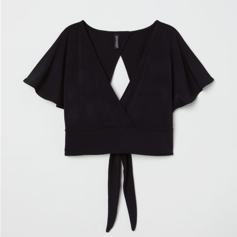 TIE BACK BLOUSE